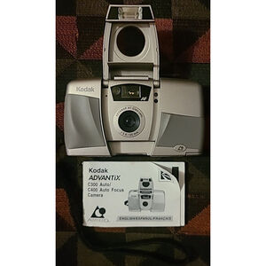 Kodak Advantix C400 Point & Shoot APS Film Camera Film Working With Manual